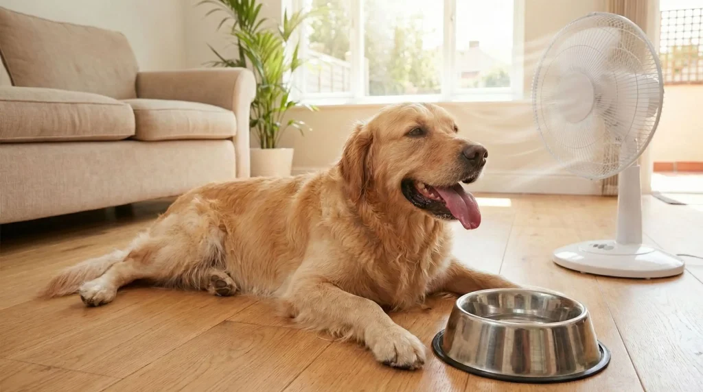 Que-sintomas-tiene-un-perro-cuando-tiene-calor-jadeo